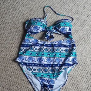 Cupshe Elephant One Piece Swimsuit